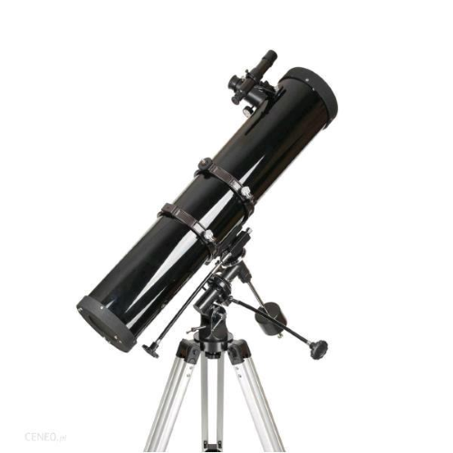 SKY WATCHER NEWTON 130-900 EQ2 TELECOPIO RIFLETTORE OBIETTIVO 130 mm FOCALE 900 mm CON TREPPIEDE NERO